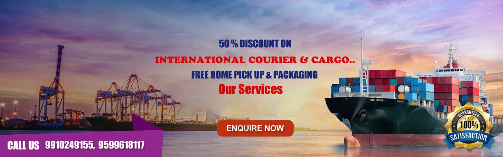 International Courier and Cargo Services in Indirapuram